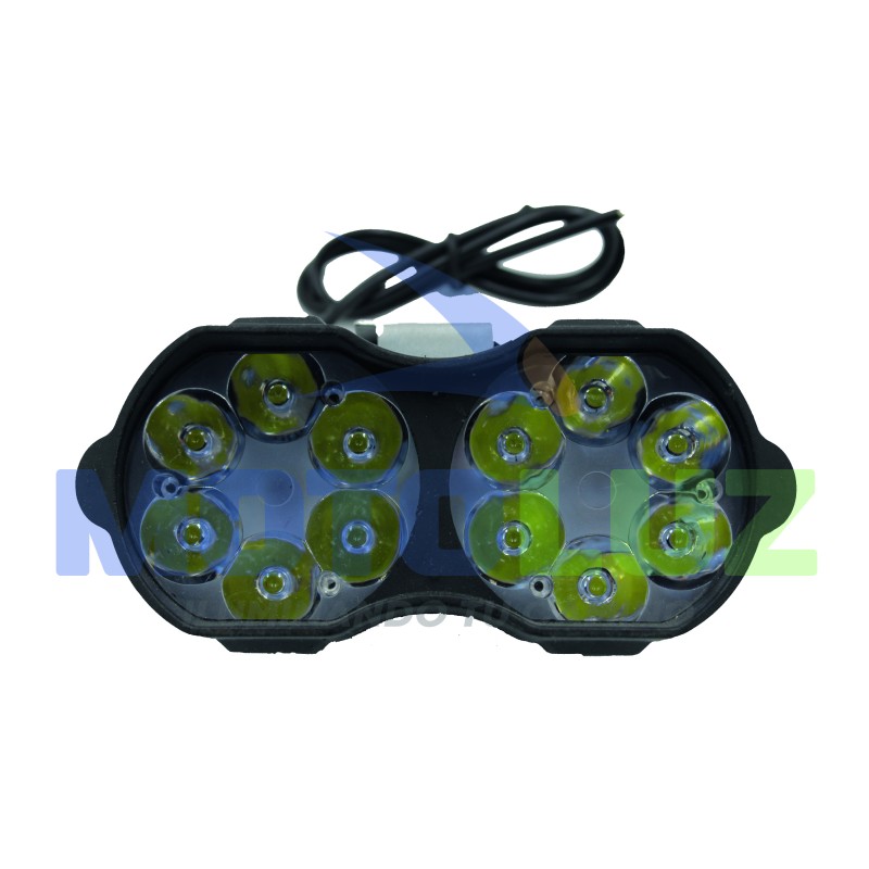 MINI FARO NEBLINERO GEMELO 12 LED